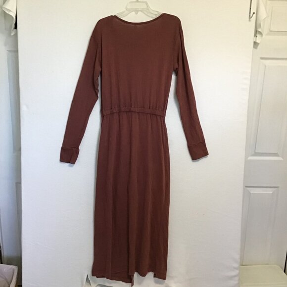 Free People Molly Side-Tie Dress Bittersweet Size L - Picture 7 of 12